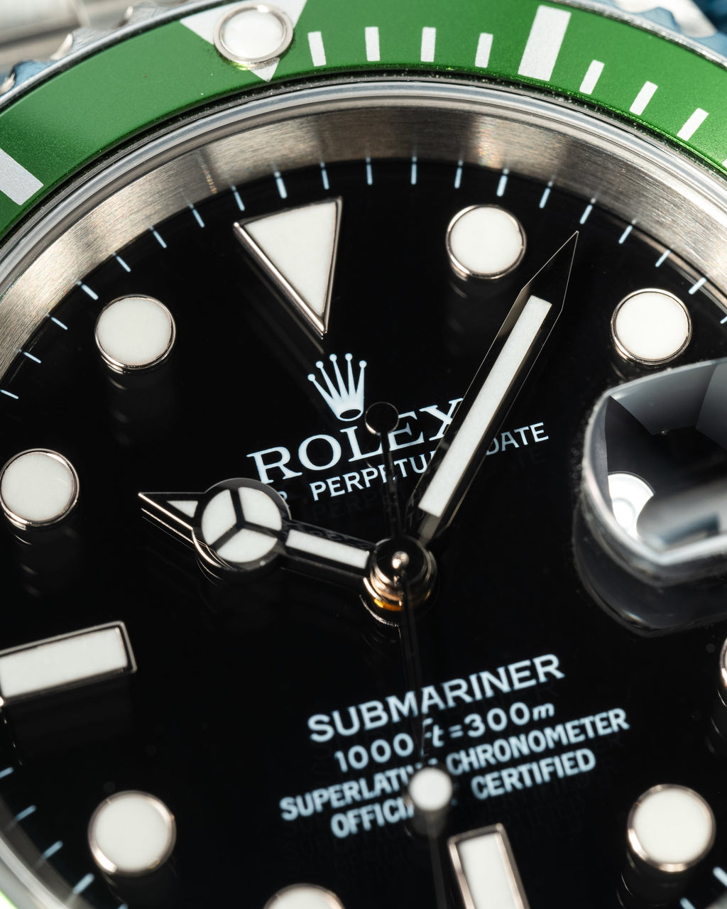 Submariner Date 16610LV 50th Anniversary 'Kermit' Steel 40mm