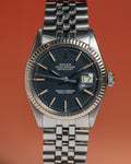1972 Rolex Datejust 1601 Black Confetti Dial