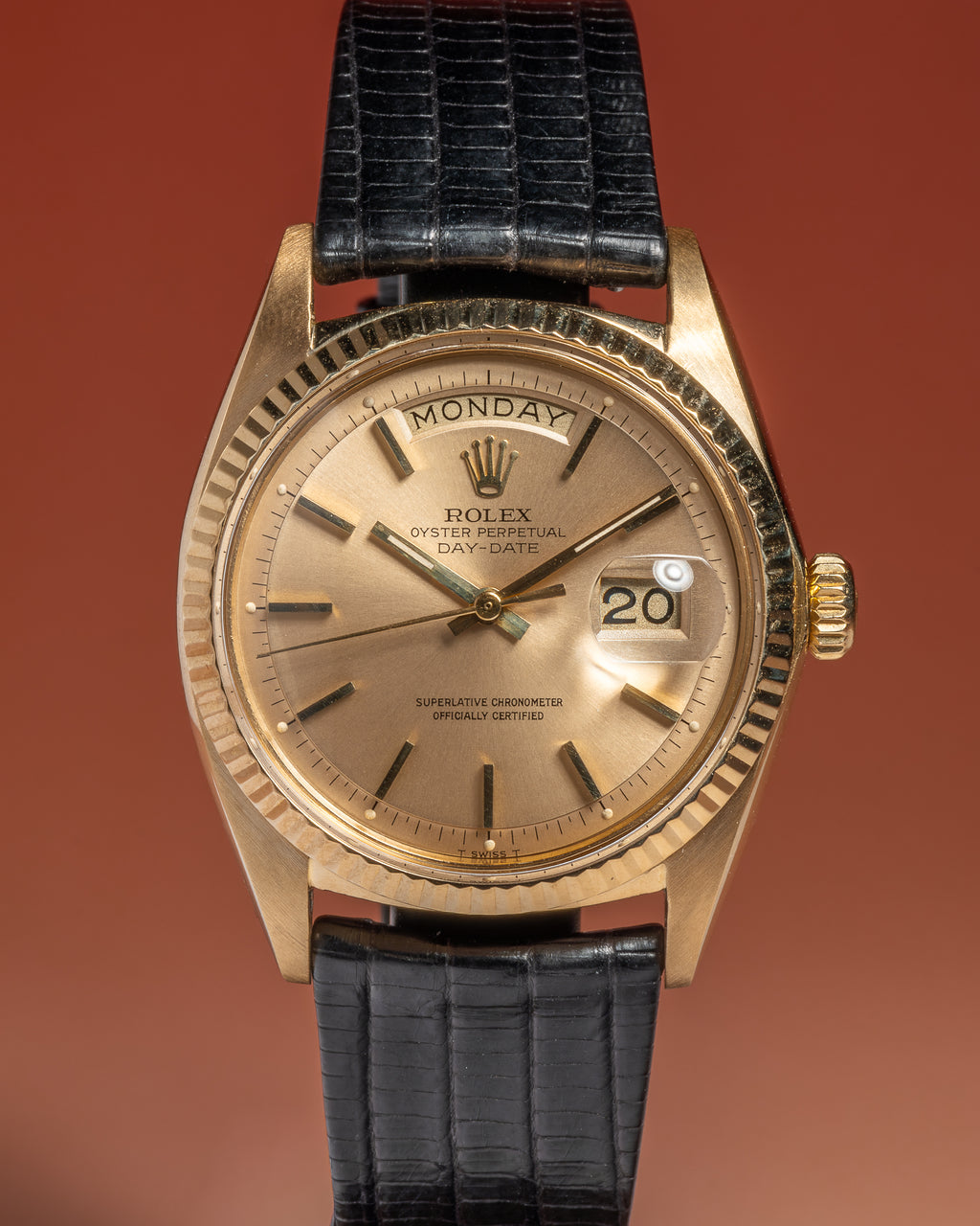 1972 Rolex Day-Date 1803 Champagne Pie-Pan Dial