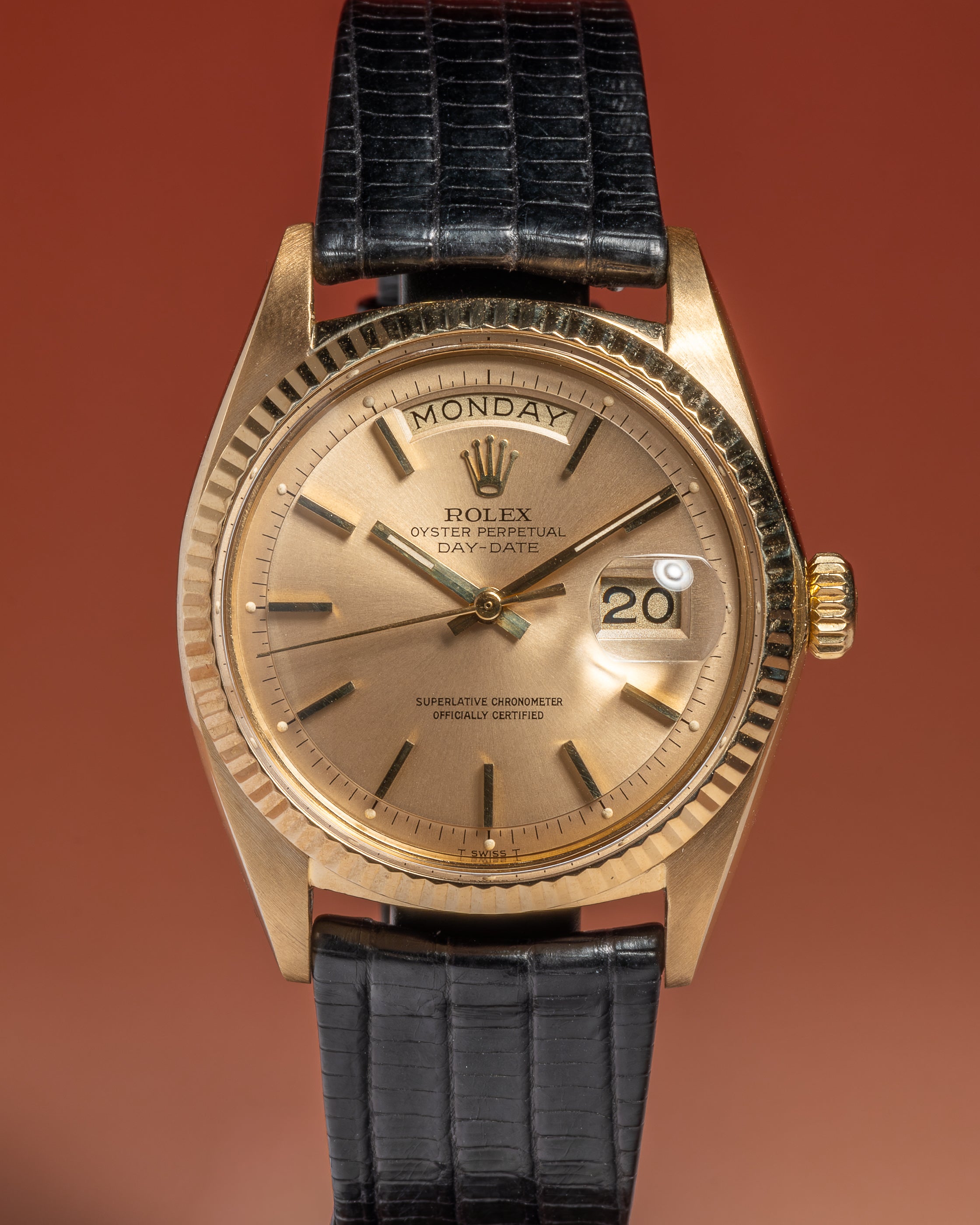 1972 Rolex Day-Date 1803 Champagne Pie-Pan Dial
