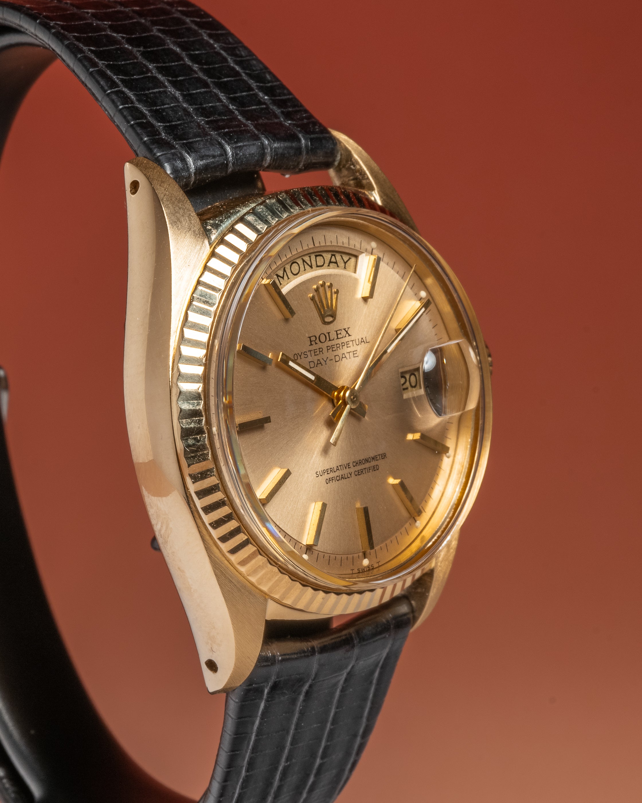 1972 Rolex Day-Date 1803 Champagne Pie-Pan Dial