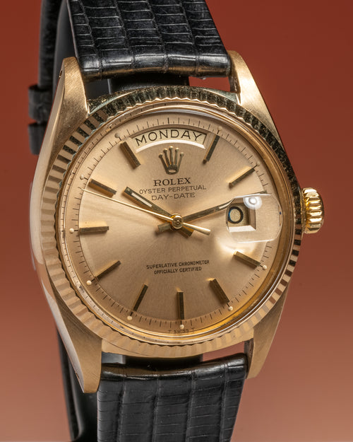 1972 Rolex Day-Date 1803 Champagne Pie-Pan Dial