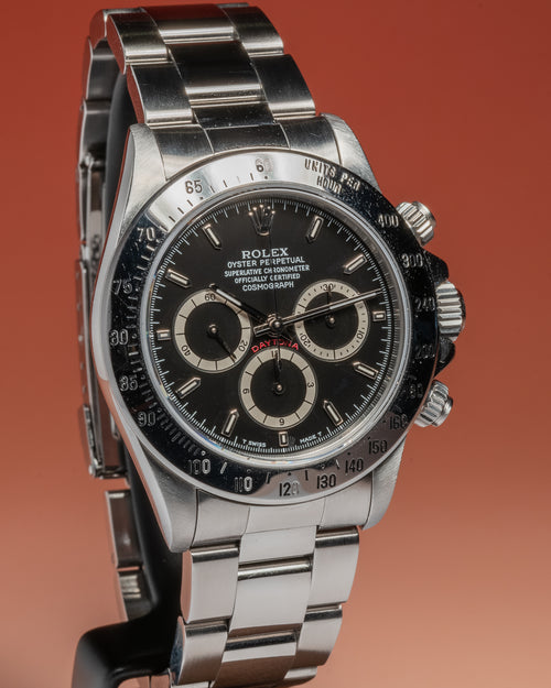 1993 Rolex Cosmograph Daytona Zenith 16520 Inverted 6 Black Dial