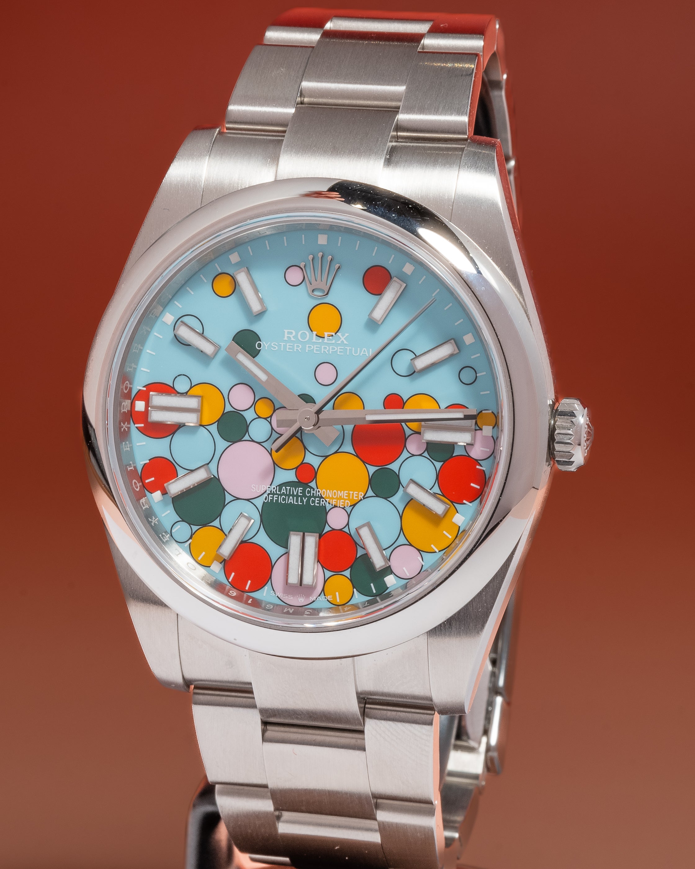 2025 Rolex Oyster Perpetual 124300 Celebration Dial with Box and Papers