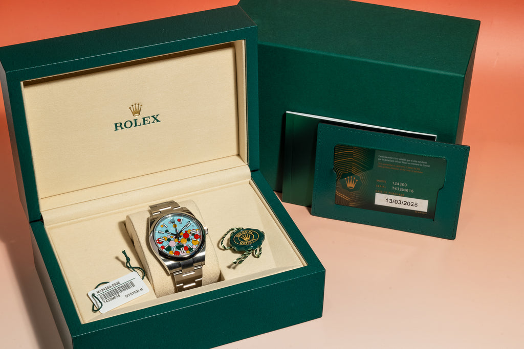 2025 Rolex Oyster Perpetual 124300 Celebration Dial with Box and Papers