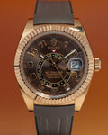 2016 Rolex Sky-Dweller 326135 Chocolate Arabic Dial with Box and Papers
