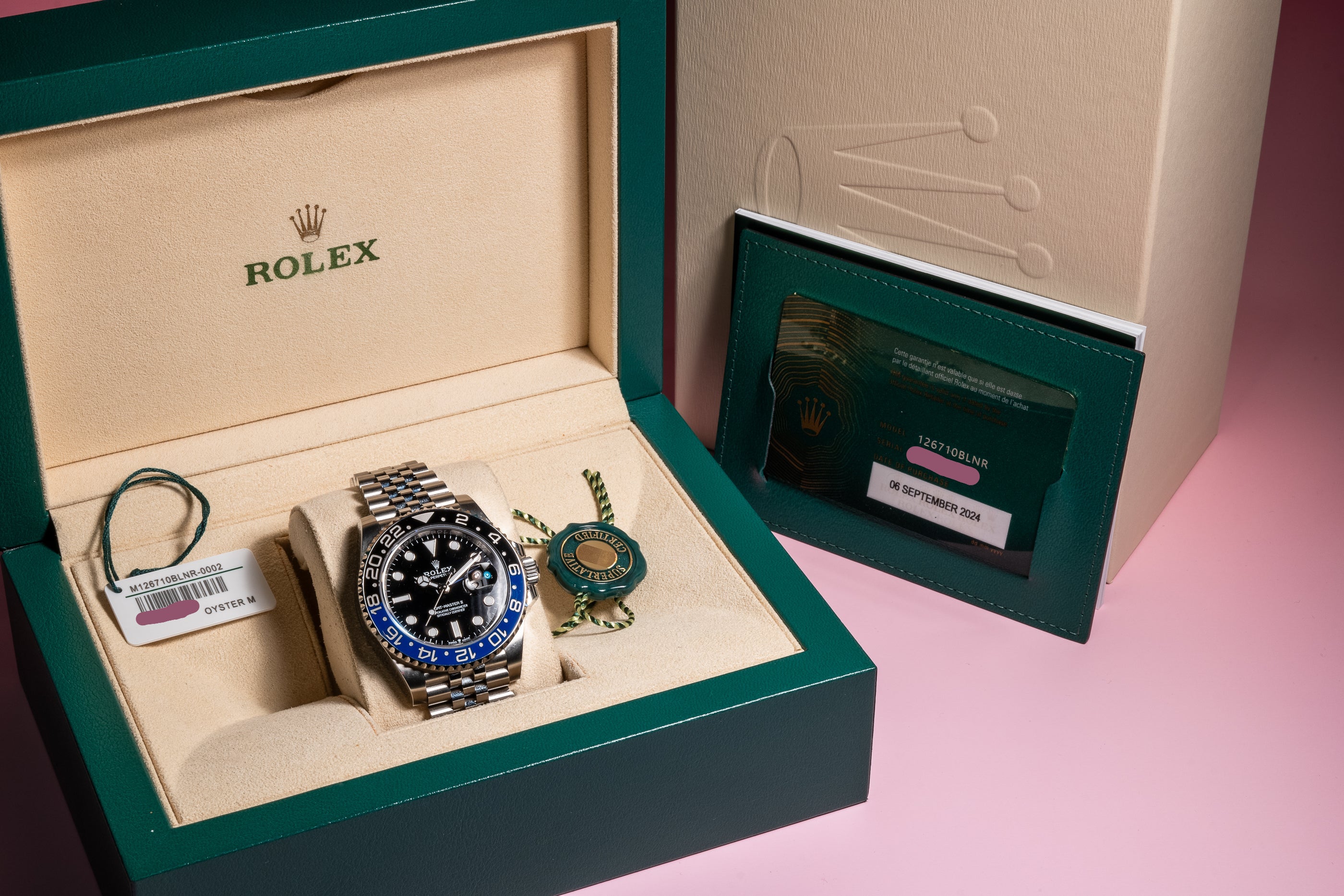 2024 Rolex GMT-Master II 126710BLNR "Batgirl" with Box and Papers