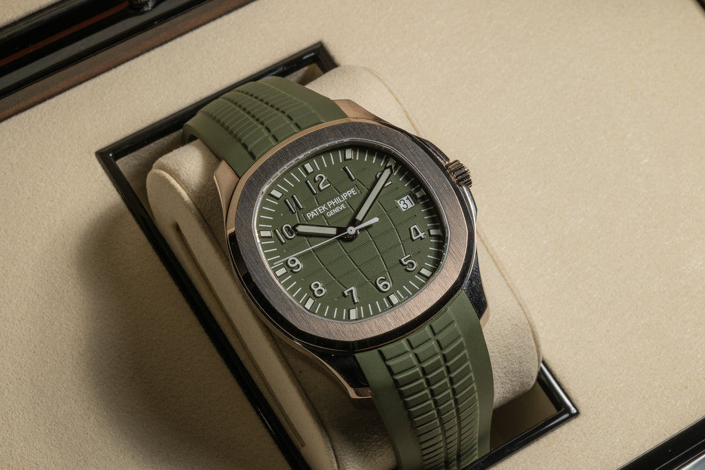 2020 Patek Philippe Aquanaut 5168 Green Dial Uncut with Box and Papers