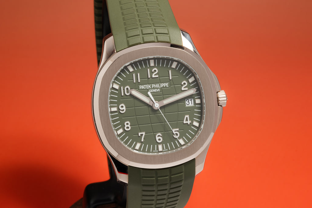 2020 Patek Philippe Aquanaut 5168 Green Dial Uncut with Box and Papers