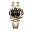 Daytona Cosmograph 116503 Yellow Gold & Steel Black Diamond Dial 40mm