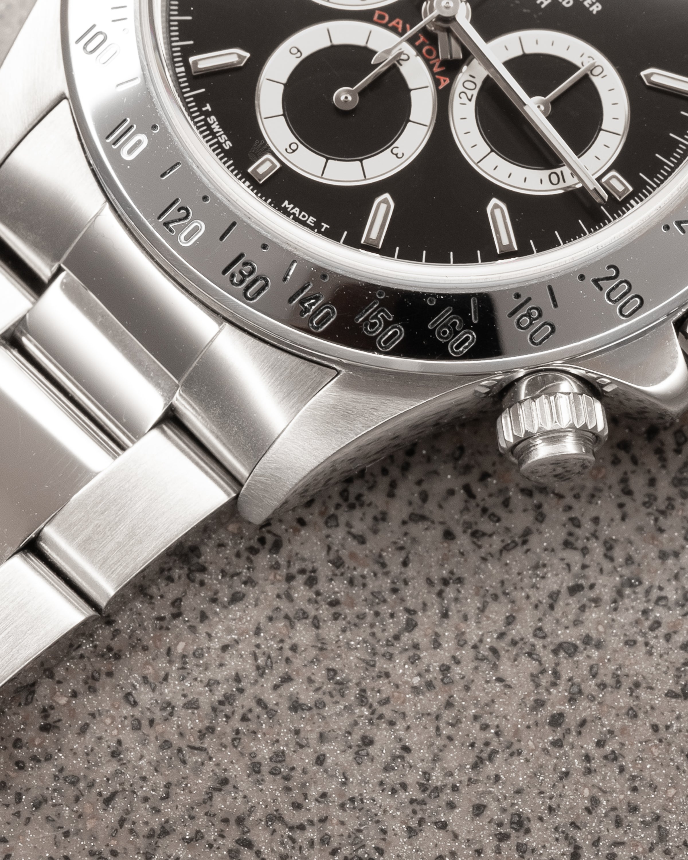 1993 Rolex Cosmograph Daytona Zenith 16520 Inverted 6 Black Dial