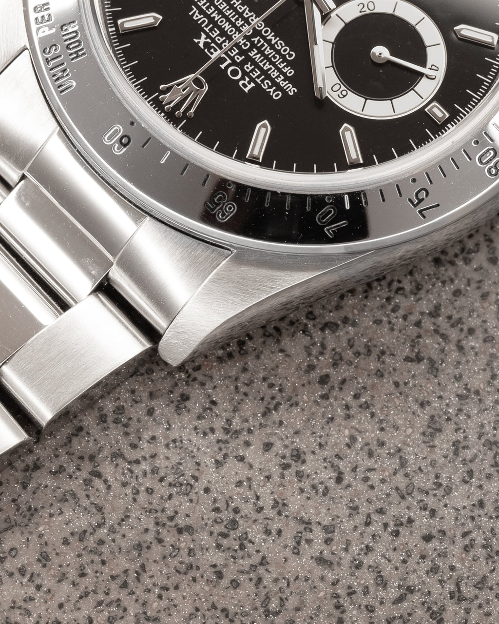1993 Rolex Cosmograph Daytona Zenith 16520 Inverted 6 Black Dial