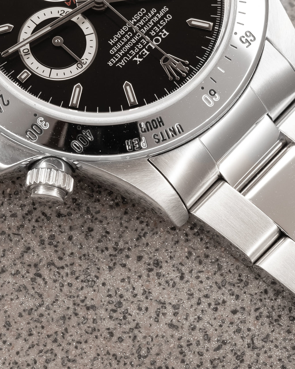 1993 Rolex Cosmograph Daytona Zenith 16520 Inverted 6 Black Dial