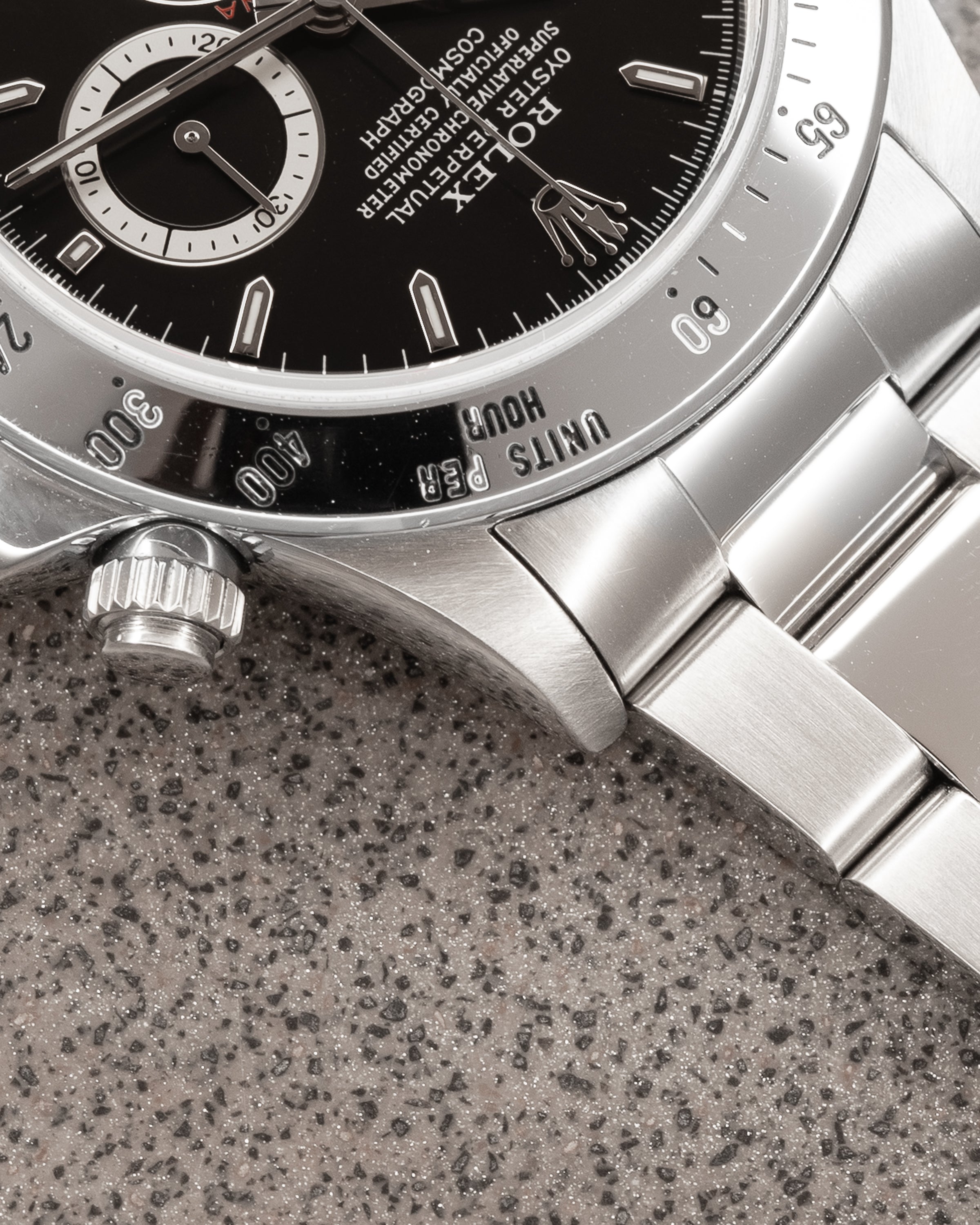 1993 Rolex Cosmograph Daytona Zenith 16520 Inverted 6 Black Dial